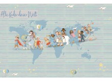 Bio Jersey Lillestoff - Alle Kinder dieser Welt Panel